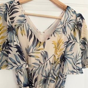 Floral ankle length size small dress